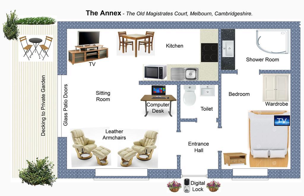 The Old Magistrates Court Bed & Breakfast Melbourn Dış mekan fotoğraf